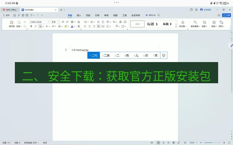 wps 二、 安全下载：获取官方正版安装包