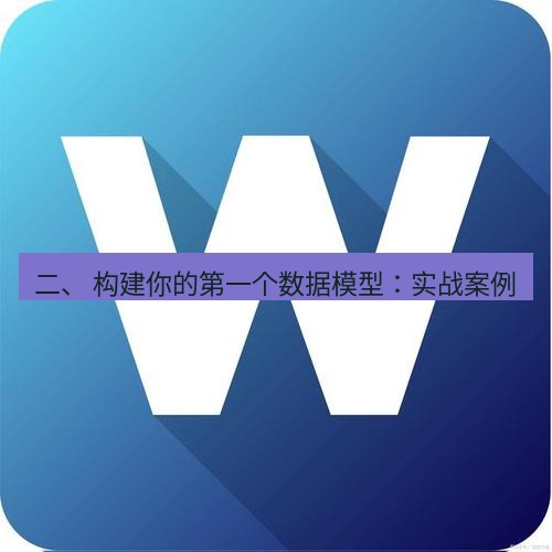 wps 二、 构建你的第一个数据模型：实战案例