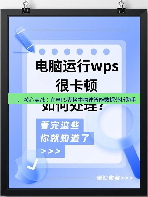 wps 三、 核心实战：在WPS表格中构建智能数据分析助手