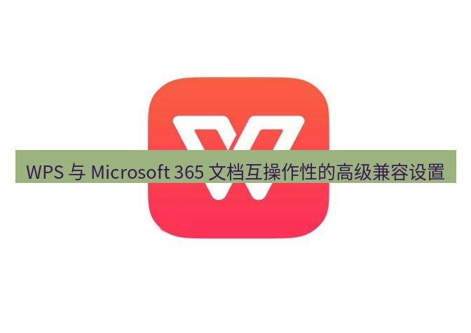 wps WPS 与 Microsoft 365 文档互操作性的高级兼容设置