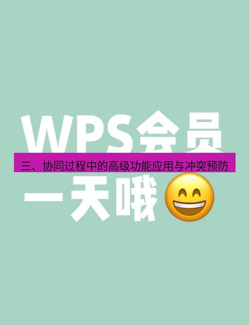 wps 三、协同过程中的高级功能应用与冲突预防