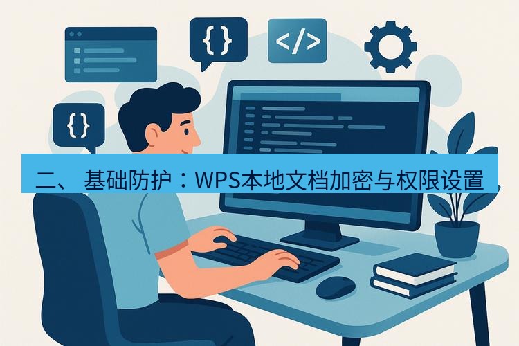 wps 二、 基础防护：WPS本地文档加密与权限设置