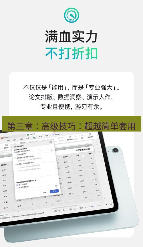 wps 第三章：高级技巧：超越简单套用
