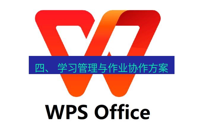 wps 四、 学习管理与作业协作方案