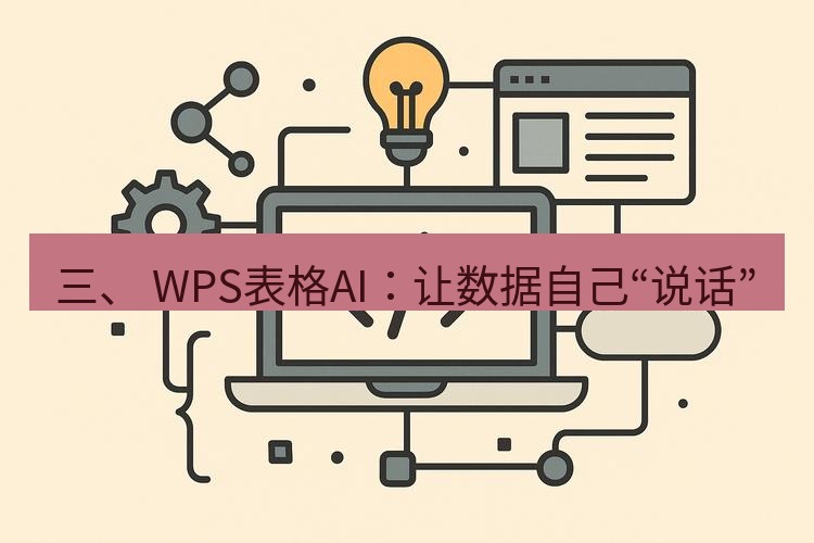 wps 三、 WPS表格AI：让数据自己“说话”
