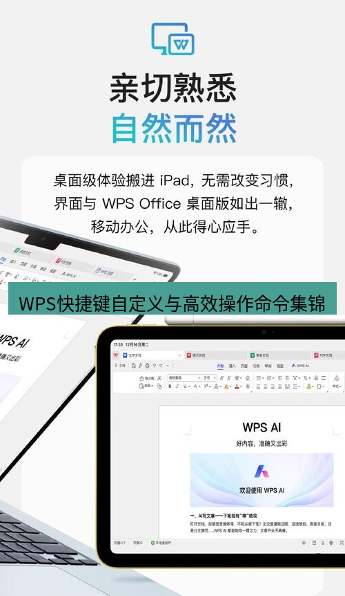 wps WPS快捷键自定义与高效操作命令集锦