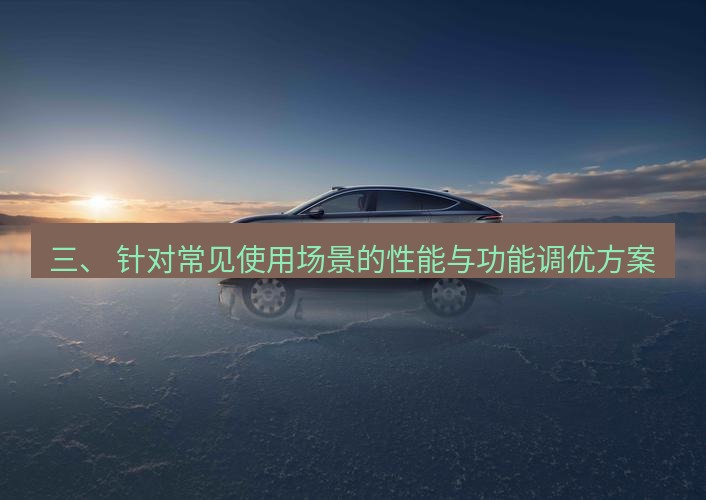 wps 三、 针对常见使用场景的性能与功能调优方案