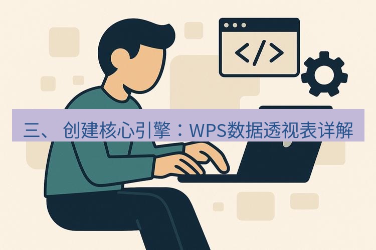 wps 三、 创建核心引擎：WPS数据透视表详解