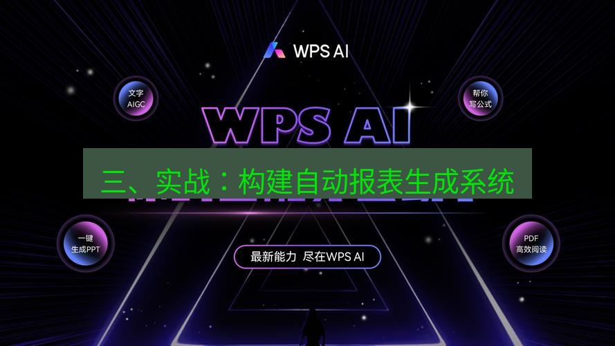 wps 三、实战：构建自动报表生成系统