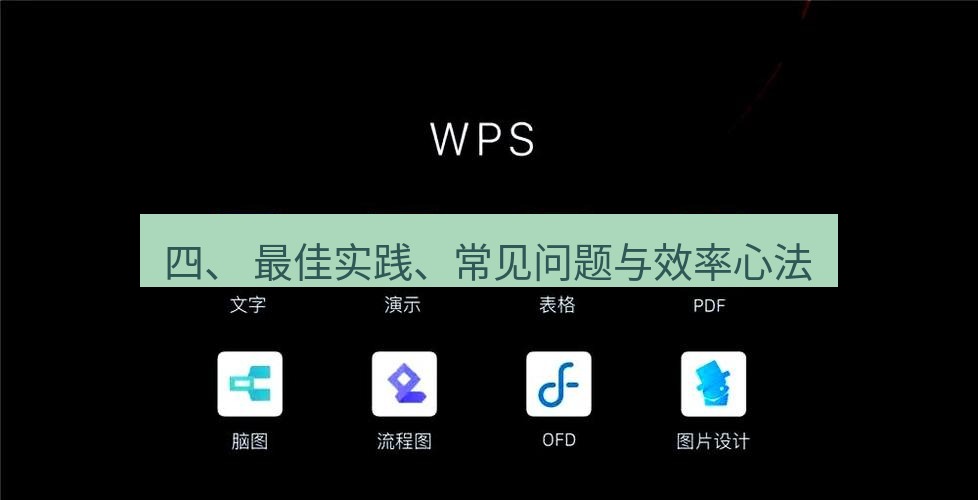 wps 四、 最佳实践、常见问题与效率心法