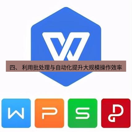wps 四、 利用批处理与自动化提升大规模操作效率