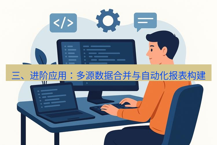 wps 三、进阶应用：多源数据合并与自动化报表构建