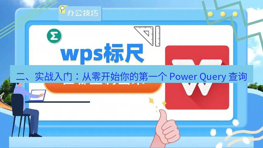 wps 二、实战入门：从零开始你的第一个 Power Query 查询