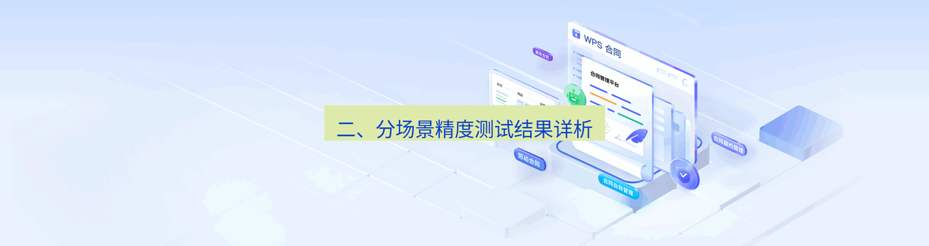 wps 二、分场景精度测试结果详析